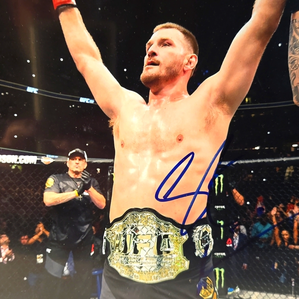 UFC, signed. Stipe Miocic. 11x14